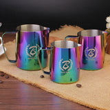 BaristaSpace 1.0 Coffee Stainless Steel Polished Titanium Latte Art Milk Jug