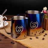 BaristaSpace 1.0 Coffee Stainless Steel Polished Titanium Latte Art Milk Jug