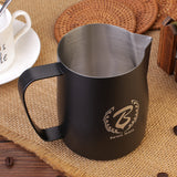 BARISTASPACE  STAINLESS STEEL LATTE ART MILK JUG Teflon Black/White/Pink