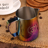 BaristaSpace 1.0 Coffee Stainless Steel Polished Titanium Latte Art Milk Jug