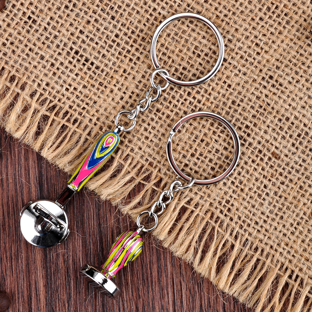 Coffee Tamper + Portafilter Keychain Set Espresso Accessories For Coff
