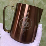 Customize logo Copper Color Jug for Baristas