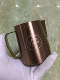 Customize logo Copper Color Jug for Baristas