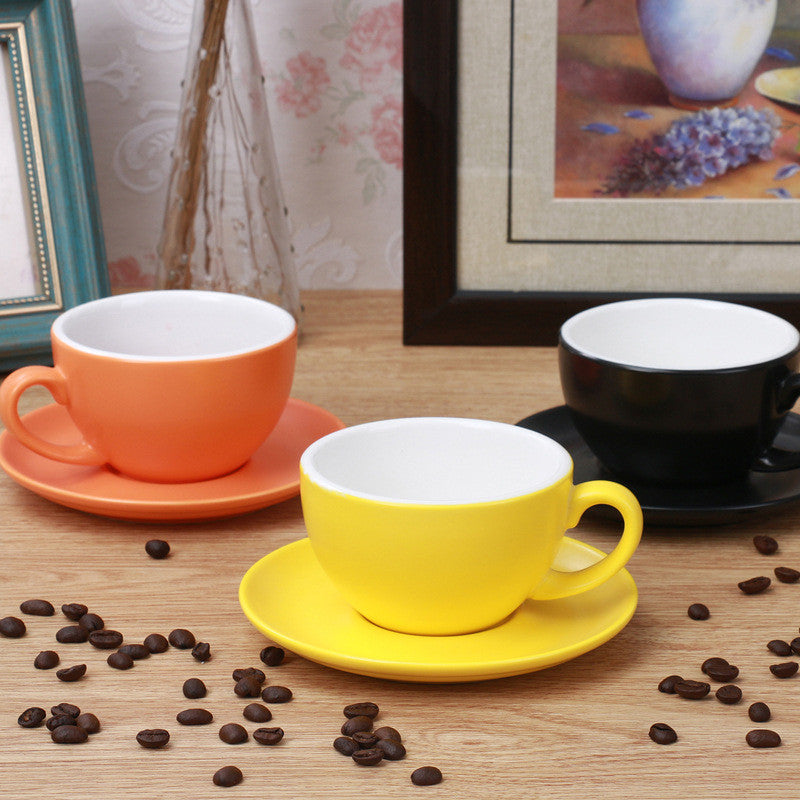 Creative Ceramic Office Stackable Coffee Cups Breakfast Milk Mugs