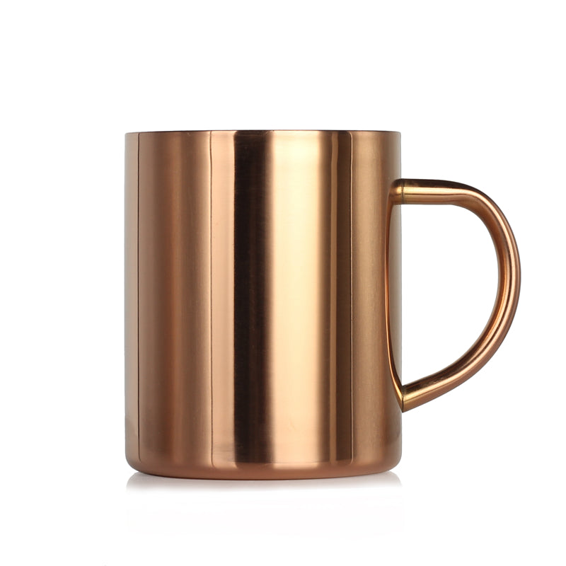 6PCS GENNISSY 304 Stainless Steel Moscow Mule Copper Mugs Beer