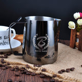 BaristaSpace 1.0 Coffee Stainless Steel Polished Titanium Latte Art Milk Jug