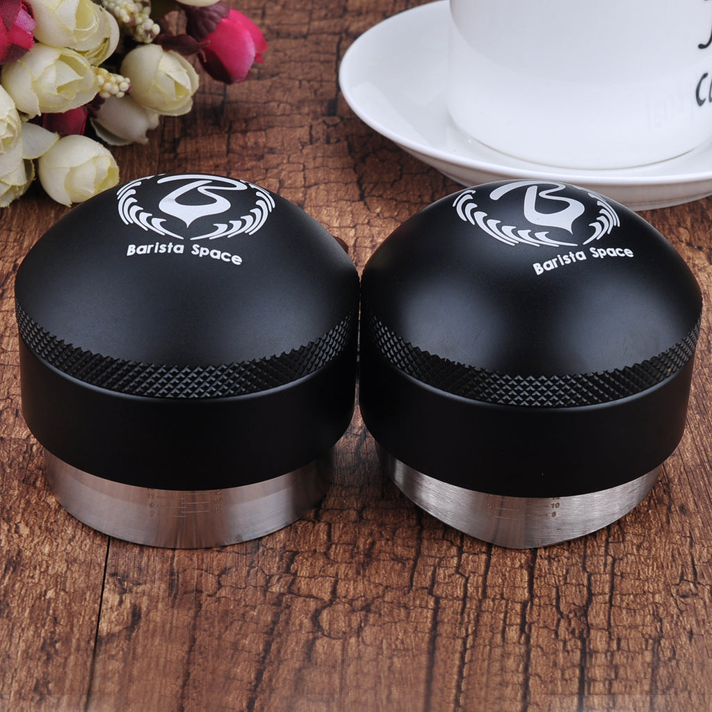 BaristaSpace Coffee Tamper Set Distribution Tool With Stripe