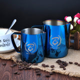 BaristaSpace 1.0 Coffee Stainless Steel Polished Titanium Latte Art Milk Jug