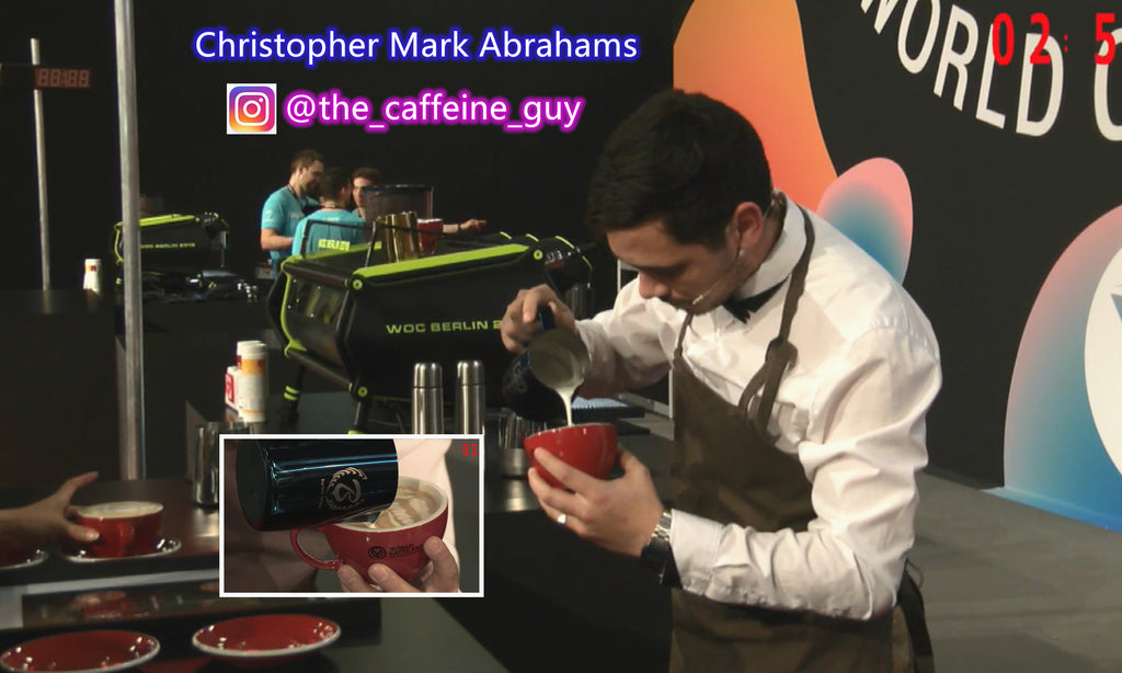 Christopher Mark Abrahams South African latte art champion 2019