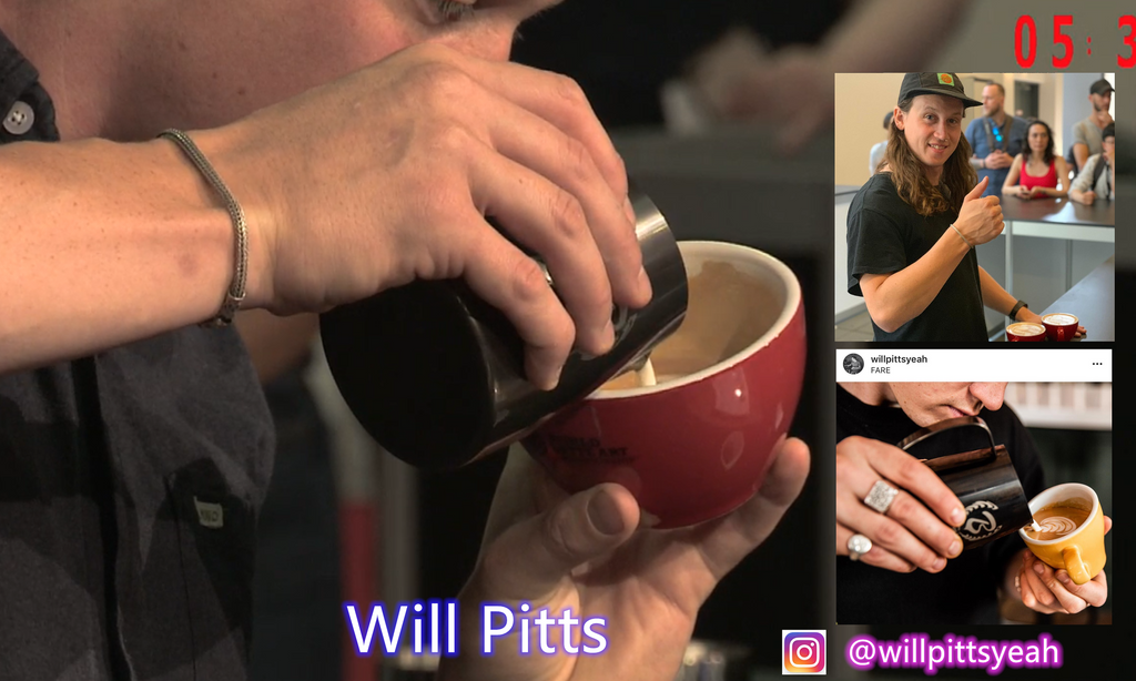 Will Pitts UK Latte Art Champion 2019
