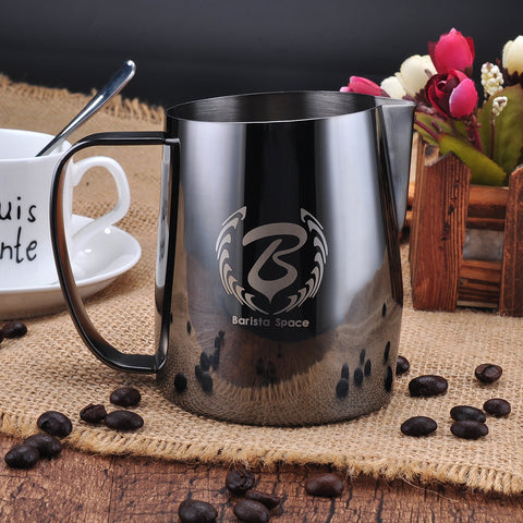 Barista Gear Pitcher Latte Art Stainless Steel Milk Jug – BaristaSpace  Espresso Coffee Tool including milk jug,tamper and distributor for sale.