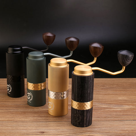 Mini Manual Coffee Grinder – BaristaSpace Espresso Coffee Tool including  milk jug,tamper and distributor for sale.