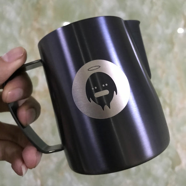 Sandy Black Milk jug with your customize logo