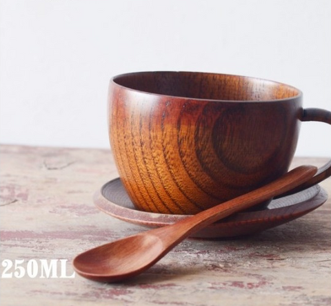 Household Jujube Wood Flat Bottom Coffee Cup Office Handmade Tea Milk Mug  Cup Home Bedroom Office Wooden Coffee Cup Household Jujube Wood Flat Bottom  Coffee Cup Office Handmade Tea Milk Mug Cup 