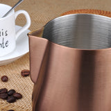 Milk Steaming Pitcher-BaristaSpace Sandy Copper Jug