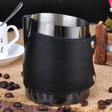 Handle Free Milk Jug Gold/Black 450ml