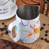 BaristaSpace 1.0 Stainless Steel Coffee Espresso Milk Pitcher With Splash Pattern Mark