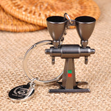 10pcs/Set Coffee key chains Family for Barista Espresso Accessories