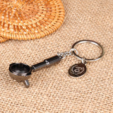 10pcs/Set Coffee key chains Family for Barista Espresso Accessories