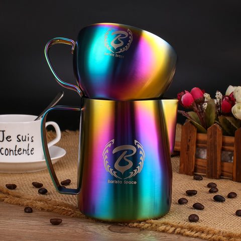 Barista Gear Milk frothing pitcher jug with your customize logo –  BaristaSpace Espresso Coffee Tool including milk jug,tamper and distributor  for sale.