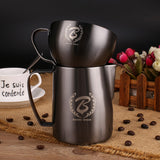 Barista Space 250ML CAFE LATTE ART CUP / Milk Jug +Cup Set