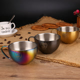 Barista Space 250ML CAFE LATTE ART CUP / Milk Jug +Cup Set