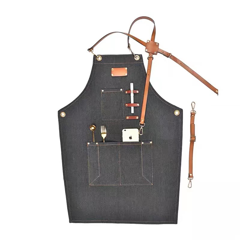 Amazon.com: JAJKAFCL Aprons With Pockets Aprons Milk Tea
