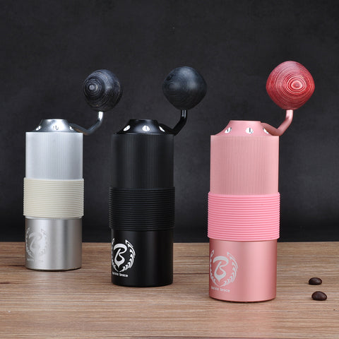 Mini Manual Coffee Grinder – BaristaSpace Espresso Coffee Tool including  milk jug,tamper and distributor for sale.