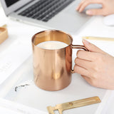 6PCS GENNISSY 304 Stainless Steel Moscow Mule Copper Mugs Beer Coffee Milk Mug