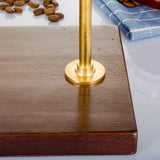 Alternative Height Copper Filter Coffee Brewing Holder with Solid Wood Base