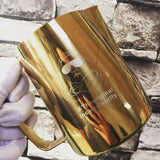 Gold Milk Pitcher with customized Logo For Baristas