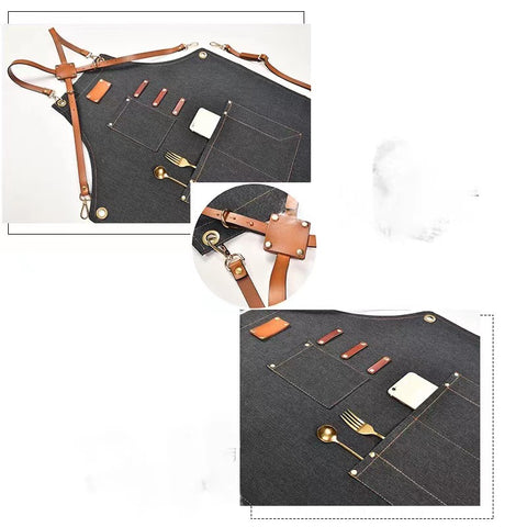 Denim Apron - Original Aprons by KrukGarage Atelier