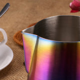BaristaSpace 1.0  Sandy Rainbow Coffee Milk Pitcher