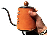 Pour Over Coffee Hand-Free Drip Kettle with Leather Wrapped