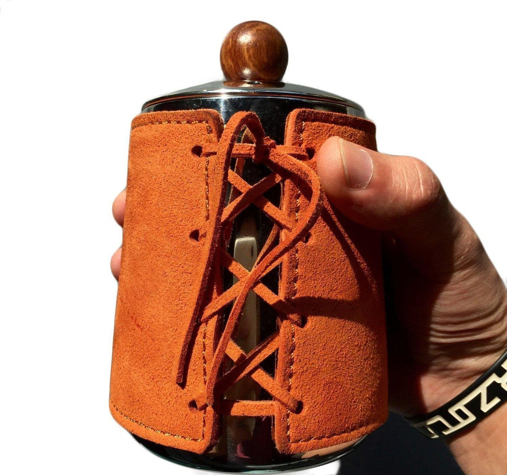 Pour Over Coffee Hand-Free Drip Kettle with Leather Wrapped ...