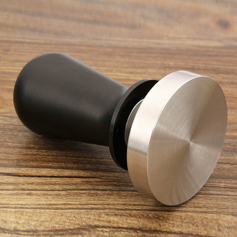 Wooden Espresso Coffee Tamper 51mm/58mm Stainless Steel Flat Base