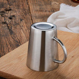 6pcs Double Layer 304 Stainless Steel Rose Gold Silver Mugs