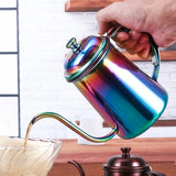 Stainless Steel Coffee Kettle 600ML Hot Water Server