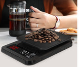 Electronic 3kg LCD Digital Drip Coffee Scale with Timer