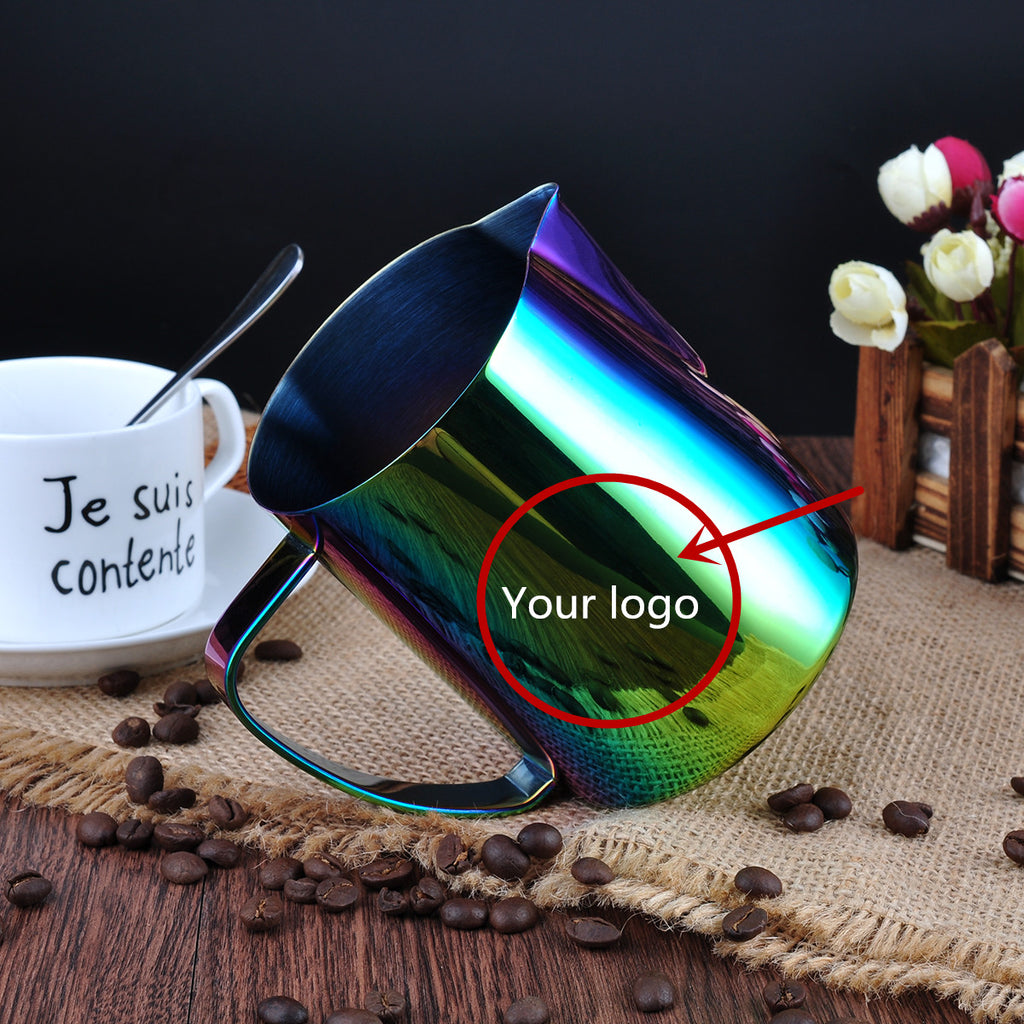 Barista Gear Milk frothing pitcher jug with your customize logo