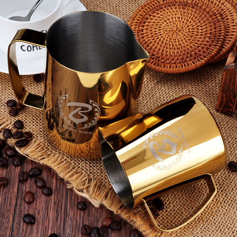 Customize Milk Frother Pitcher Jug – BaristaSpace Espresso Coffee