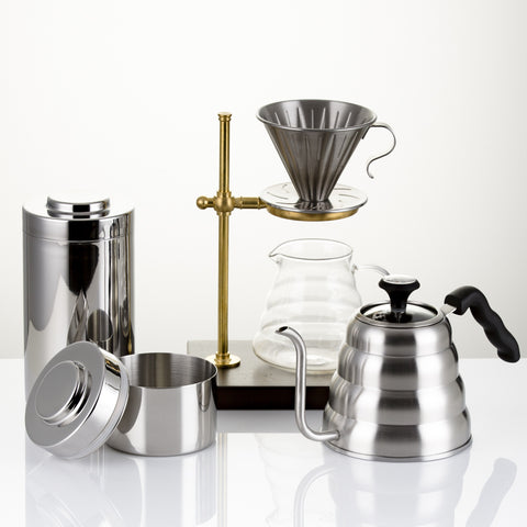 Stainless Steel Coffee Dripper – BaristaSpace Espresso Coffee Tool  including milk jug,tamper and distributor for sale.