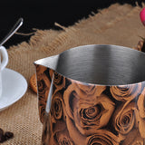 SAERDNA/ ADA CREW Latte Art Milk Pitcher Jug / BaristaSpace 1.0 Plus Rose