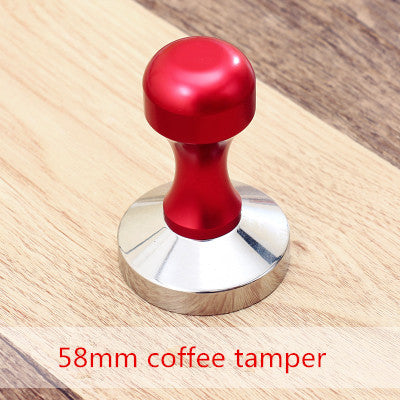 58mm coffee tamper – BaristaSpace Espresso Coffee Tool including milk jug, tamper and distributor for sale.